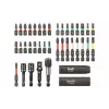 kwb 109010 bit-set, 39-delig, S2-staal-bits, 1/4 inch zeskantschacht, magnetische snelwisselhouder, kleurgecodeerd
