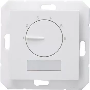 HEINRICH KOPP HK07 Basic elektronische ruimtethermostaat, 230V, 50Hz, 0°C tot 40°C, IP20, zuiver wit 296529003