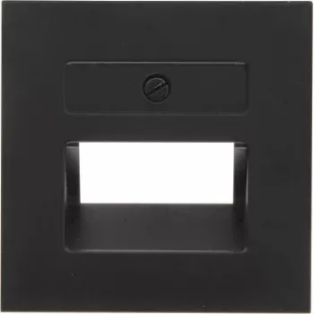 Kopp HK07-UAE afdekplaat, zwart mat, 1-module 371750005