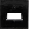 Kopp HK07-UAE afdekplaat, zwart mat, 1-module 371750005