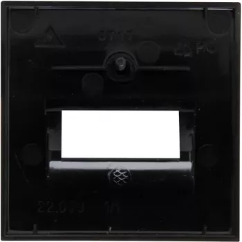 Kopp HK07-UAE afdekplaat, zwart mat, 1-module 371750005