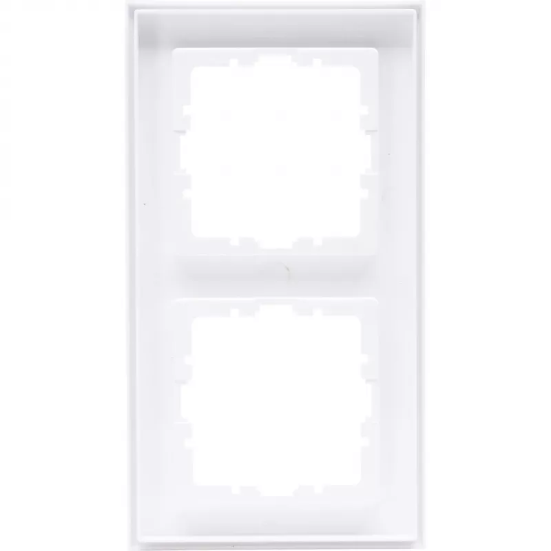 HEINRICH KOPP HK07 2-voudig afdekraam, arctisch wit mat 402632005