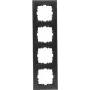 Heinrich Kopp HK07 4-voudig afdekraam, matzwart 402850003
