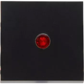 HEINRICH KOPP HK07 vlakke wip met rode lens, matzwart 490063000