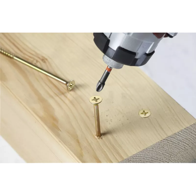 KWB 127053 Phillips PH3 25 mm S2 staal zeskant-schroefbit, 1 stuk