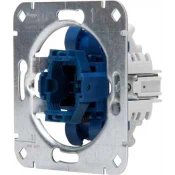 HEINRICH KOPP 508400005 inbouw-tasterinzetstuk, wisselcontact, 250V, 10AX, IP20, aluminium