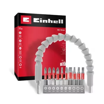 Einhell 11-delige bitset in pocket-box met magneethouder, PH, PZ, Torx, Hex 118663