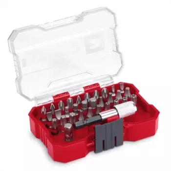 Einhell 32-delige schroefbit-set met magneetbithouder, S2-staal, PH/PZ/sleuf/Torx/inbus, 1/4 inch zeskantschacht 118693