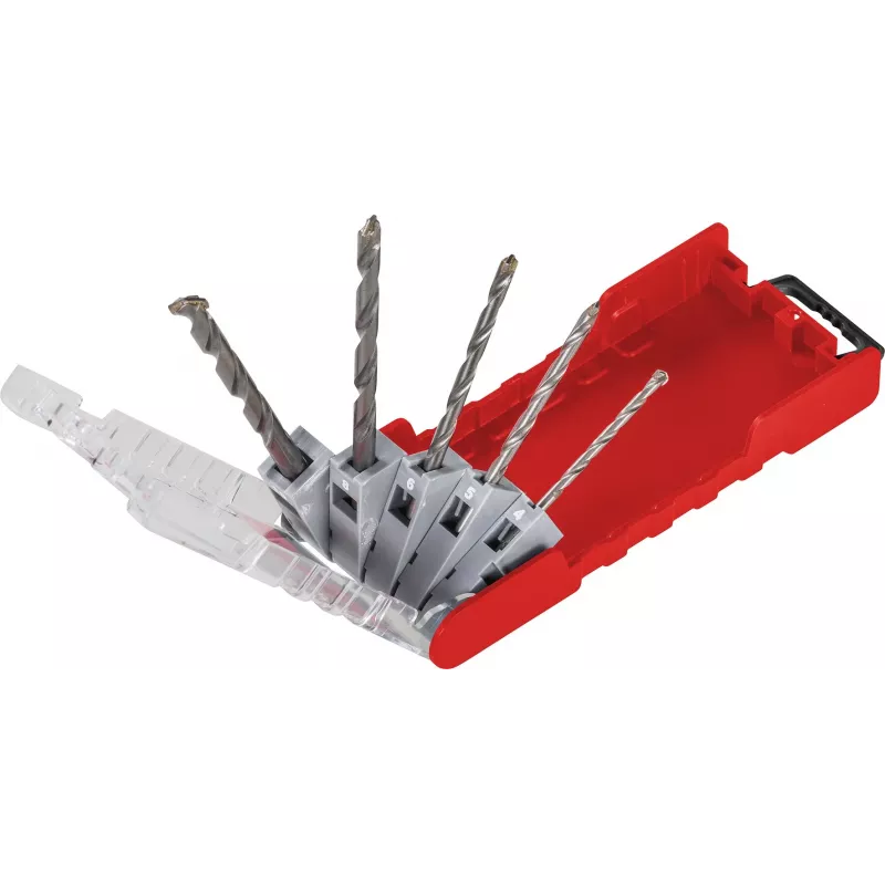 kwb 109140 hamerborenset met hardmetaalpunten, 5-delig, 4-10 mm