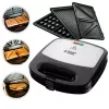 Russell Hobbs Creations 3-in-1 sandwichmaker, zwart/rvs
