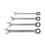 KWB 460490 Dubbel-ringratelsleutelset 4-delig 10-17 mm
