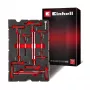 Einhell 370526 9-delige kofferinzet-set voor E-Case, rood/zwart