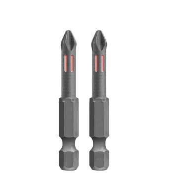 KWB 122053 Phillips PH3 zeskant-schroefbits, 25 mm, 2 stuks