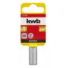 kwb 372143 dopsleutel-adapter 1/2 inch naar 3/8 inch chroom-vanadiumstaal