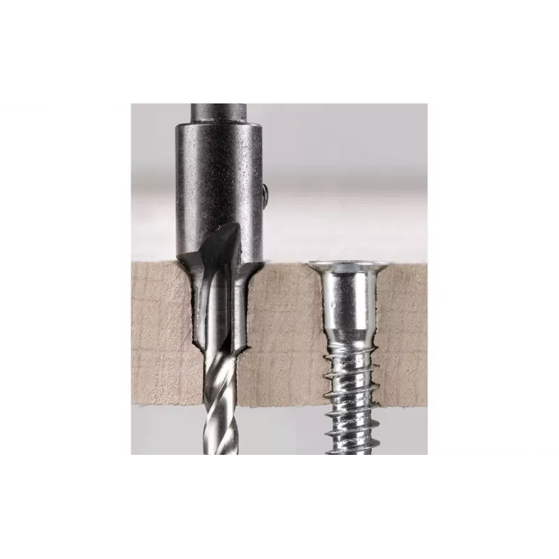 kwb 512604 houtfreesset, 6-delig, 6 mm schacht, hardmetaal, in houten kist