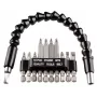 kwb 113990 11-delige bit-set met magnetische snelwissel-bithouder, S2-staal, 25 mm, PH/PZ/TX/SL