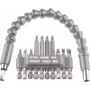 kwb 113990 11-delige bit-set met magnetische snelwissel-bithouder, S2-staal, 25 mm, PH/PZ/TX/SL