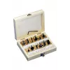 KWB 705020 holle-groffrees met wolfraamcarbide snijvlakken, 8 mm schacht, 20 mm diameter, 6 mm radius