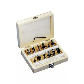 KWB 705020 holle-groffrees met wolfraamcarbide snijvlakken, 8 mm schacht, 20 mm diameter, 6 mm radius
