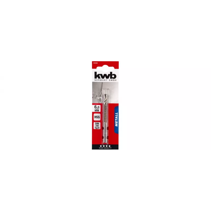 KWB 493900 vlakfreesboor 20 mm zeskantschacht voor hout