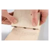 kwb ronde geribbelde houten deuvels, 10 x 40 mm, 4 stuks, natuurbout 530210