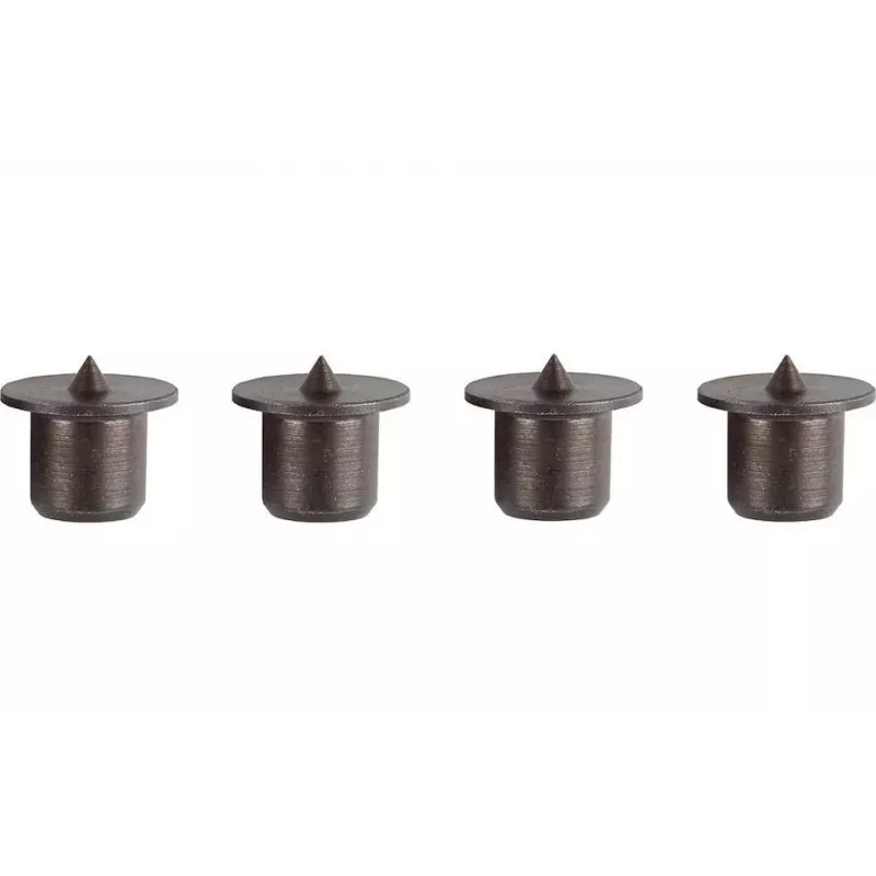 kwb ronde geribbelde houten deuvels, 10 x 40 mm, 4 stuks, natuurbout 530210