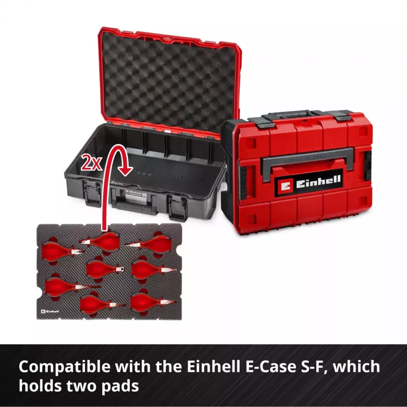 Einhell 370523 E-Case gereedschapsinzet – 8-delige precisietangenset voor E-Case S-F