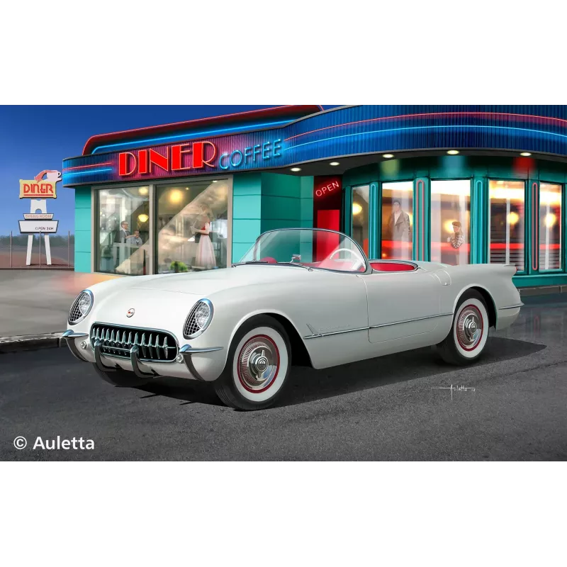 Revell 67718 1953 Corvette Roadster automodel bouwpakket 1:24