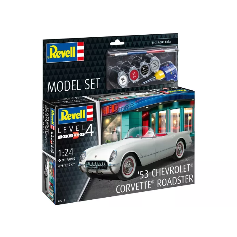 Revell 67718 1953 Corvette Roadster automodel bouwpakket 1:24