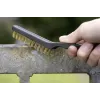 kwb 3-delige draadborstel-set – staal-, messing- en nylonborstels met ergonomische grepen (923490)