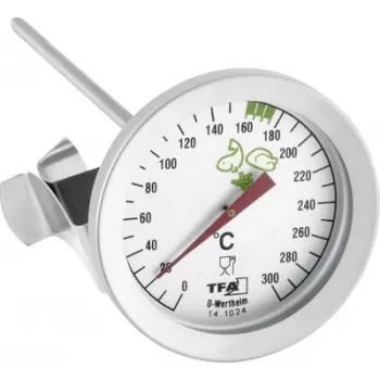 TFA Dostmann 14.1024 analoge buitenthermometer, wit, wandmontage, -30 tot +50°C