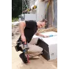 kwb 907010 hamerhouder, leer, riemlus, bruin, 1 stuk