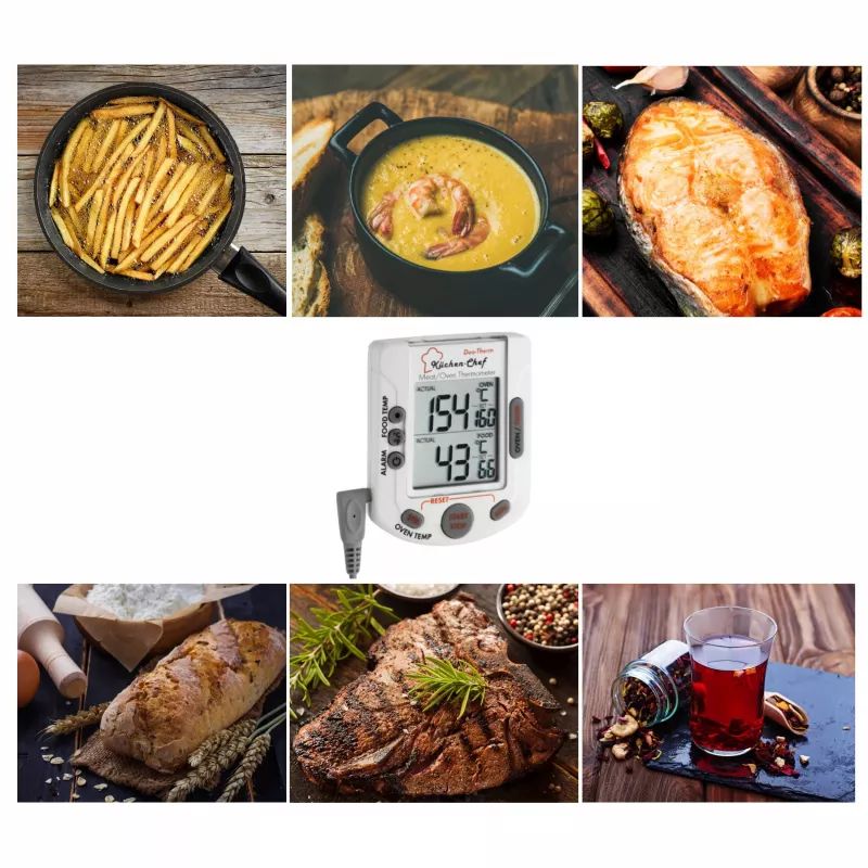 TFA Dostmann Keuken-chef digitale braad- en oven thermometer 14.1503