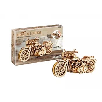 Revell Tiny Adventures Cruiser V-Twin bouwpakket van hout voor motor 00614