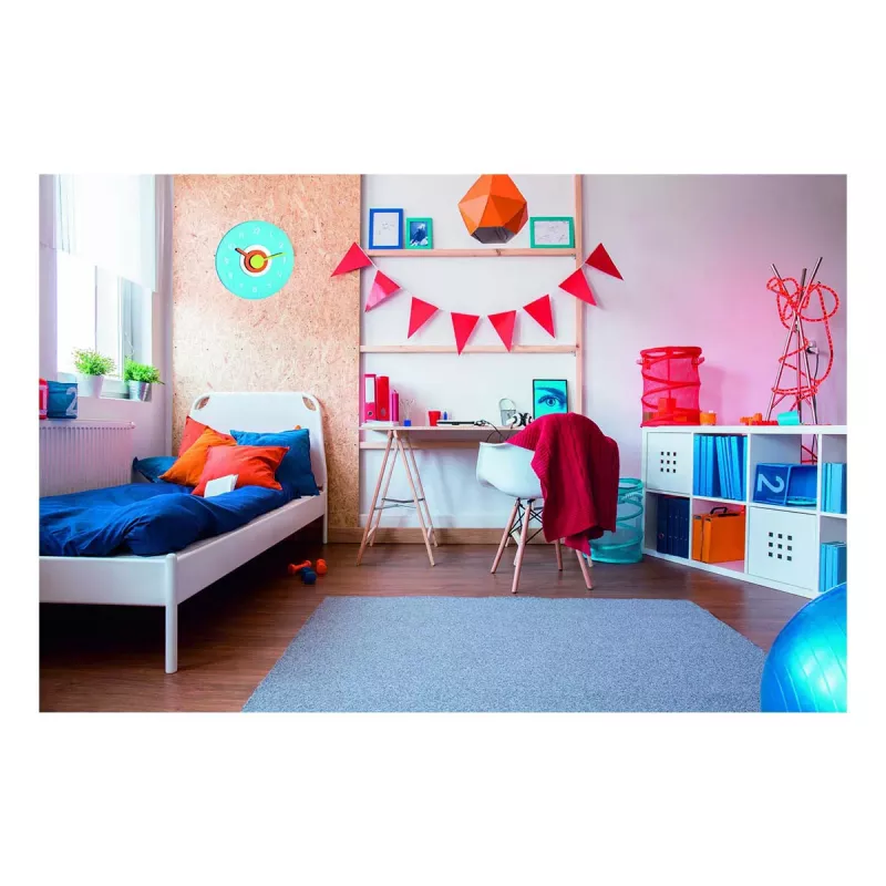 TFA Dostmann 60.3015.06 Design wandklok lichtblauw