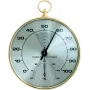 TFA Dostmann 45.2007 analoge ronde thermometer hygrometer, wit/zilver, 10 cm diameter