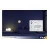 TFA Dostmann 60.3535.02 radiowandklok rond zilver - wit