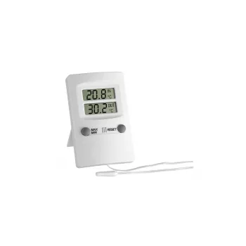 TFA Dostmann digitale binnen-buiten thermometer wit (30.1009)