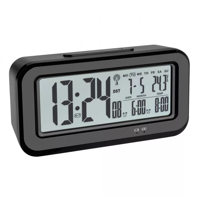 TFA Dostmann BOXX digitale wekker zwart 60.2554.01