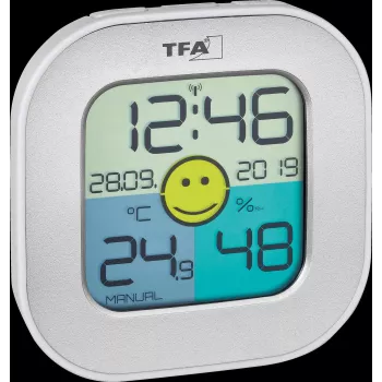 TFA Dostmann FUN binnenruimte elektronische hygrometer zilver 30.5050.54