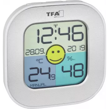 TFA Dostmann FUN binnenruimte elektronische hygrometer zilver 30.5050.54