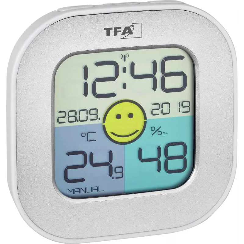 TFA Dostmann FUN binnenruimte elektronische hygrometer zilver 30.5050.54