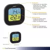 TFA Dostmann digitale thermo-hygrometer vierkant 1,5V 61x24x61mm zwart 30.3068.01