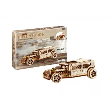 Revell hout Tiny Adventures - Hot Rod houtmodelbouwpakket 00612