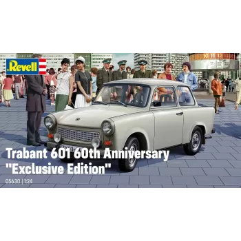 Revell 60e jubileum Trabant 601 Exclusive Edition 1:24 plastic modelbouwpakket 05630