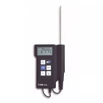 TFA Dostmann 31.1020 professionele digitale insteekthermometer, NTC, -40 tot +200 °C, RVS-sonde, IP65