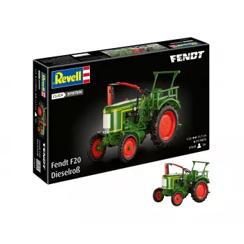 Revell Fendt F20 Dieselroß tractor Click System modelbouwset 1:24 078289090