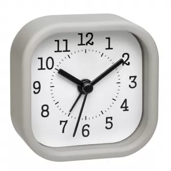 TFA Dostmann 60.1035.10 quartz-wekker pastelgrijs