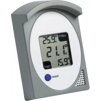 TFA DOSTMANN 30.1017.10 digitale binnenthermometer met comfortniveau-indicatie, wit