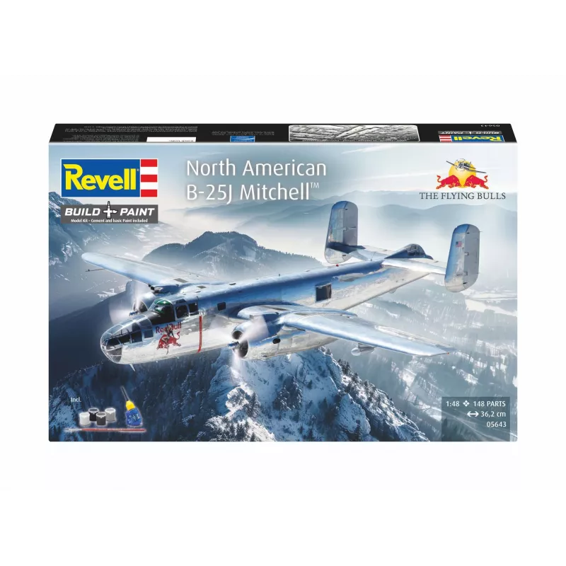 Revell 05643 Flying B-25J Mitchell Vliegtuigmodelbouwset, 1:48